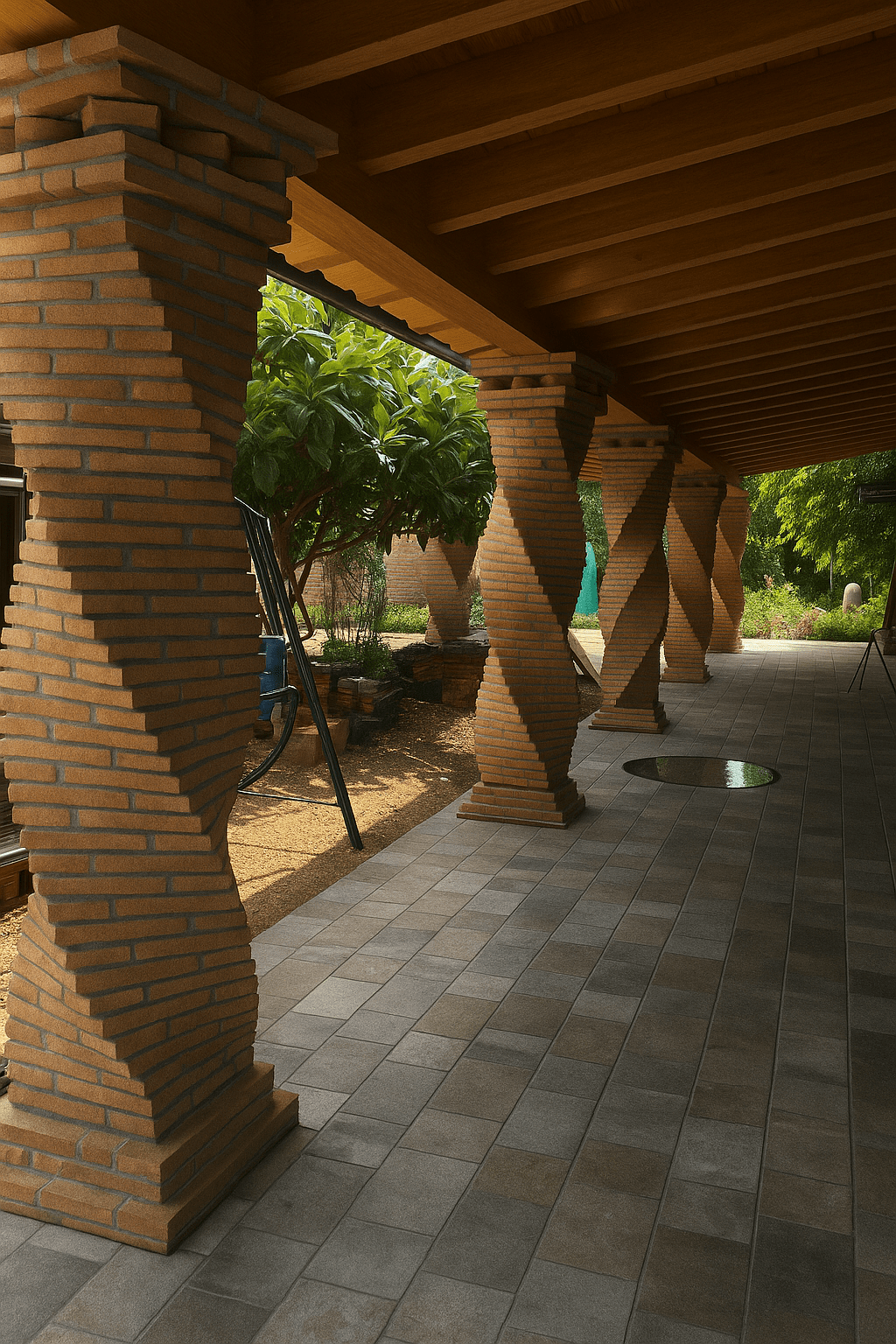 Helical pillar created with EliFast